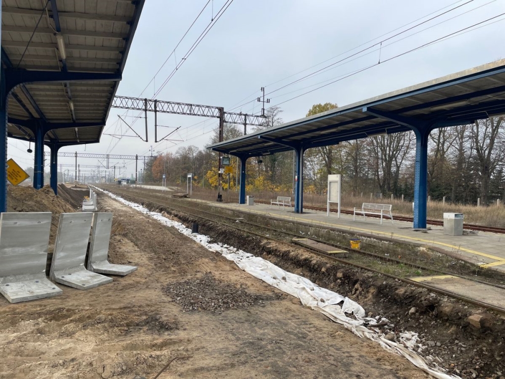 Modernizacja stacji Sulechów. Listopad 2021