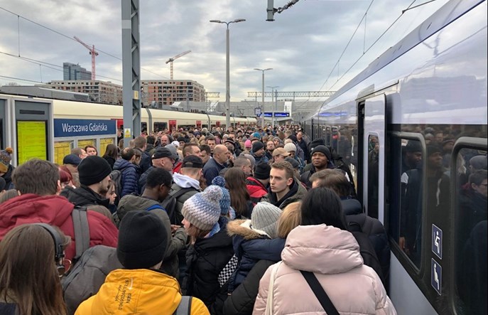 Zatory na Warszawie Gdańskiej. PKP PLK nie mają sobie nic do zarzucenia