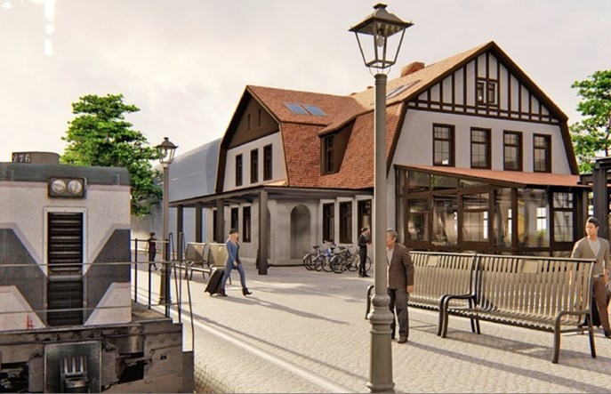 Rewal z umową na dworzec w Niechorzu i remont parowozu