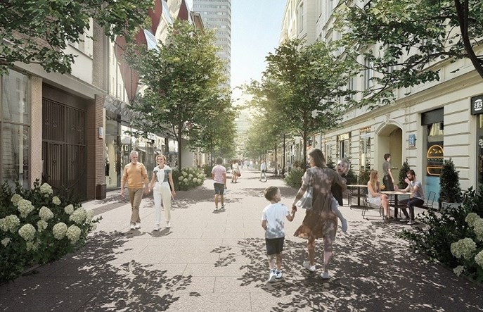 Warszawa zapowiada start przetargu na zieloną Chmielną