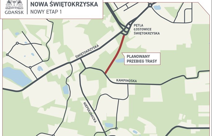 Gdańsk z ofertami na trasę Nowa Świętokrzyska