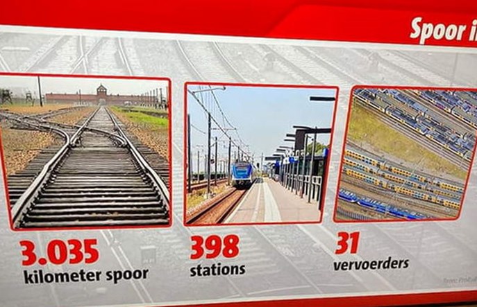 Chcieli pokazać kolej, pokazali tory do Auschwitz