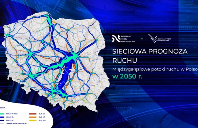 Korzystniejsze prognozy dla rynku kolejowego w Polsce w nowej odsłonie Pasażerskiego Modelu Transportowego CPK