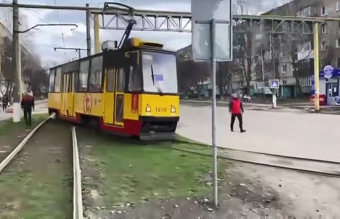 Konotop: Pierwszy warszawski tramwaj pojechał po szerokim torze [film]