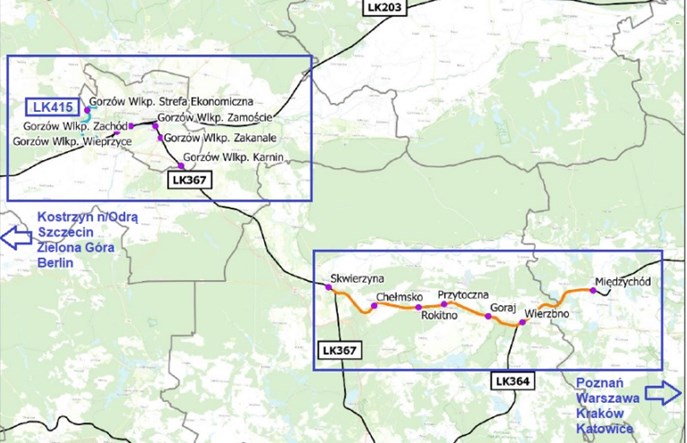 Znacznie bliżej pociągów Poznań – Gorzów (Szczecin) przez Międzychód