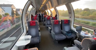 Można kupować bilety na szwajcarski wagon panoramiczny w IC Porta Moravica