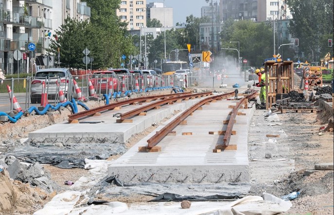 Warszawa: Tramwaj do Wilanowa. Zmiany na kolejnym odcinku Sobieskiego