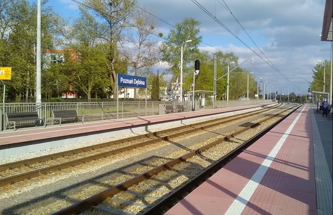 Poznań: Zmodernizowany przystanek kolejowy Dębina będzie przeniesiony?