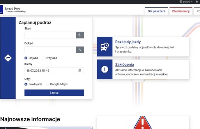 ZDiTM Szczecin z nową stroną internetową