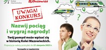Koleje Mazowieckie ogłaszają konkurs na nazwy dla szybkich pociągów