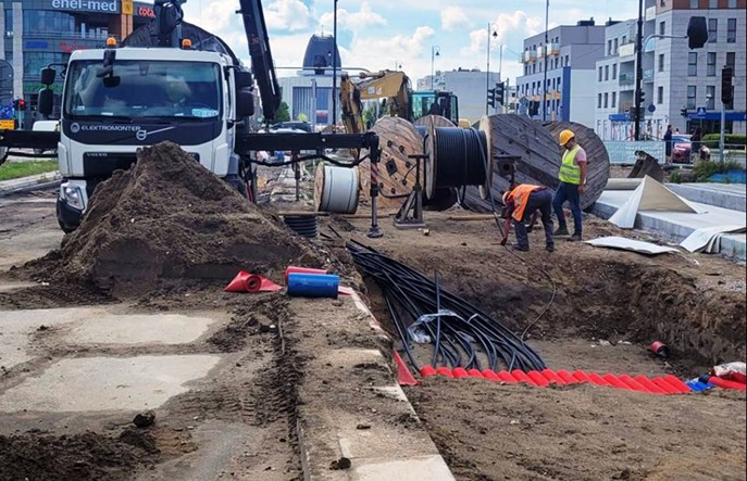 Warszawa: Deweloper wstrzymał budowę końcowego odcinka tramwaju do Wilanowa