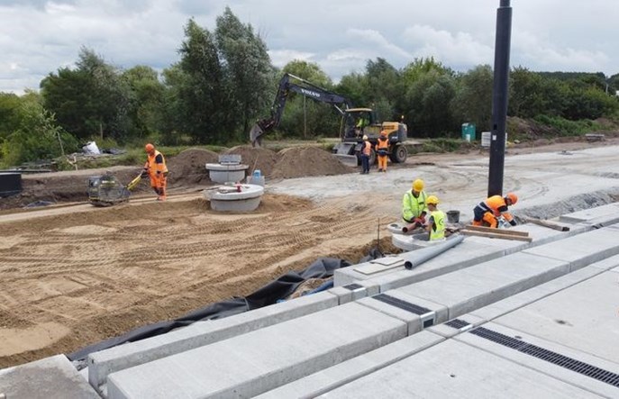 Bydgoszcz. Trwają prace nad mostem tramwajowym