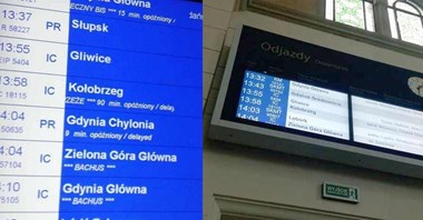Gdańsk Główny. Dwie spółki podają dwa różne rozkłady jazdy