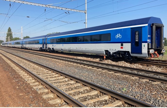 Rozpoczęły się testy nowych szybkich wagonów dla Kolei Czeskich 