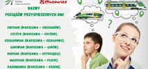Nowe nazwy pociągów przyspieszonych Kolei Mazowieckich