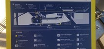 Alfabet dla osób niewidomych na dworcu we Włocławku widzą tylko widzący
