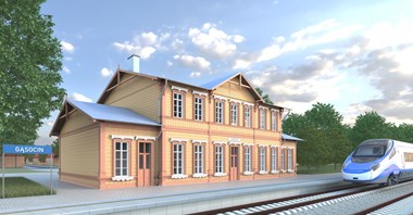 XIX-wieczny dworzec w Gąsocinie zmieni swoje oblicze. Umowa na projekt