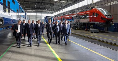 Prezydent odwiedził zakład Pesy w Bydgoszczy