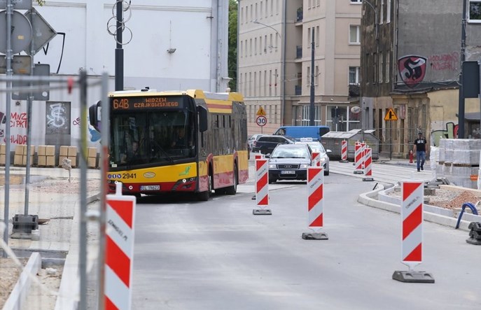 Łódź: Tramwaje mają wrócić na zamknięty fragment Franciszkańskiej 