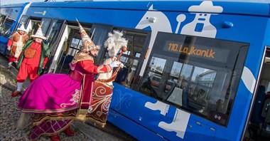 Kraków z kompletem 110. Lajkoników. Ostatni tramwaj Stadlera na torach