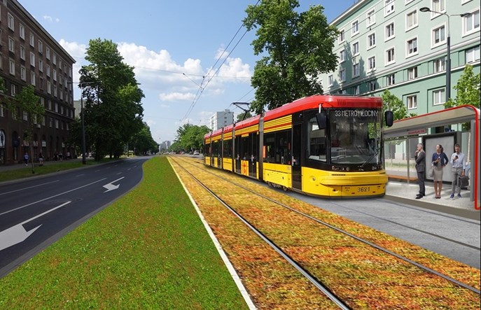 Tramwaje Warszawskie z nowym podejściem do al. Jana Pawła II 