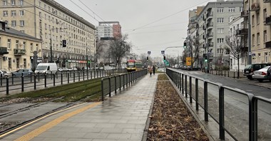 Tramwaje Warszawskie zazieleniły przystanki na Grochowskiej