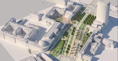 Warszawa: Ile zieleni na pl. Bankowym? Jest koncepcja do konsultacji