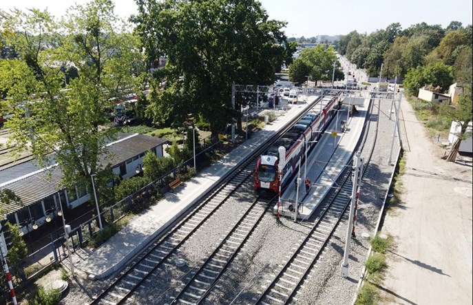 WKD pojedzie już po dwóch torach do Grodziska Mazowieckiego