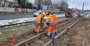 Łódź: Rzgowska bez tramwajów znacznie dłużej