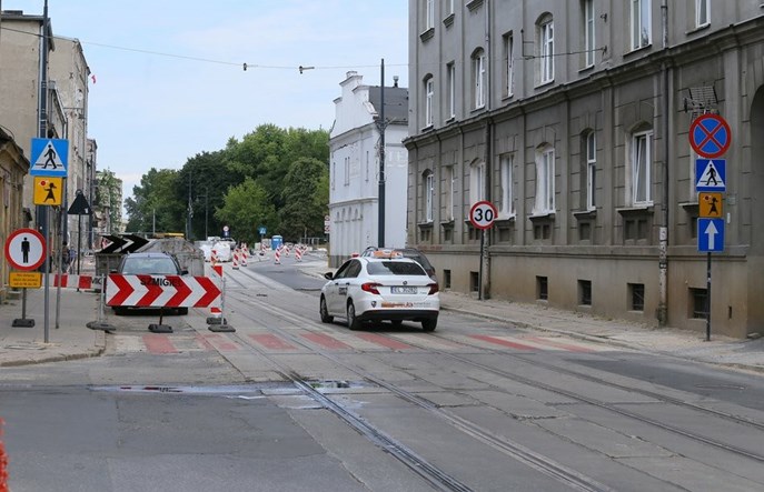 Łódź: Modernizacja Franciszkańskiej później. Koniec za cztery lata 