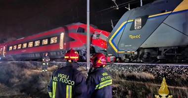 Poważny wypadek kolejowy we Włoszech z udziałem Pendolino