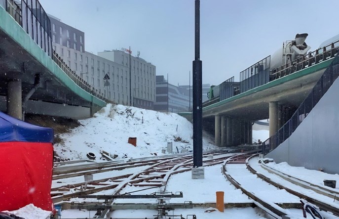 Warszawa: Trzeba jeszcze poczekać na tramwaj na Kasprzaka