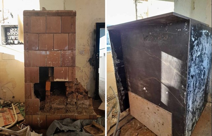 Piec kaflowy na stacji Olszynka Grochowska uratowany