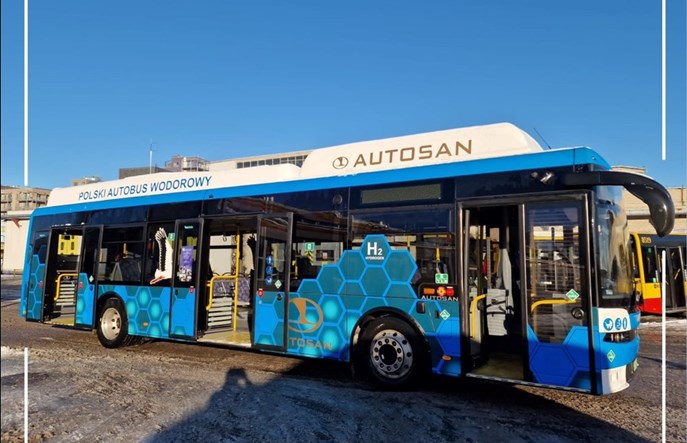 Wodorowy Autosan na testach w Warszawie