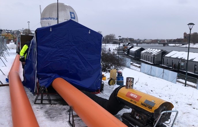 Kraków: Pierwsze prace przy budowie kładki Kazimierz – Ludwinów