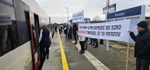 Kolejowy protest w Korzybiu [zdjęcia]