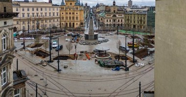 Łódź: Plac Wolności – tramwaje wrócą w marcu
