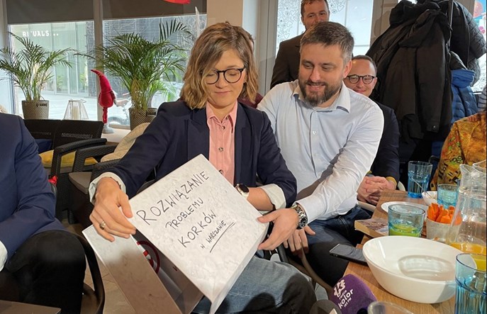 Biejat (Lewica), Warszawa:  Buspasy, tramwaje i dobre metro na Pradze Płd.