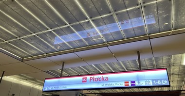 Metro bierze się za oświetlenie na stacji Płocka