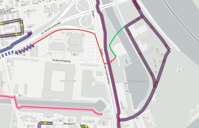 Warszawa: Są pieniądze na domknięcie rowerowej Trasy Łazienkowskiej 