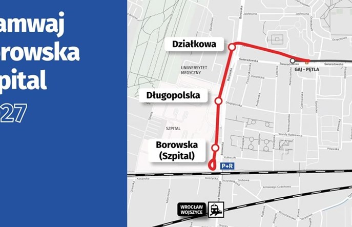 Wrocław wybiera projektanta tramwaju do Szpitala przy Borowskiej