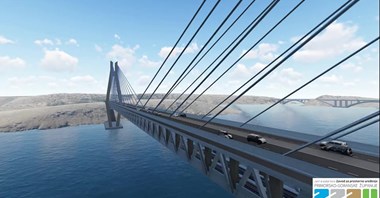 Chorwacja planuje nowy most na wyspę Krk. Z częścią kolejową