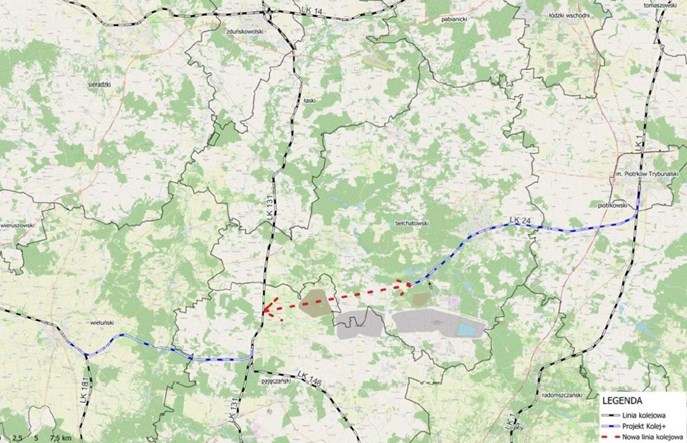 Łódzkie wybrało wykonawcę studium przedłużenia linii kolejowej za Bełchatowem