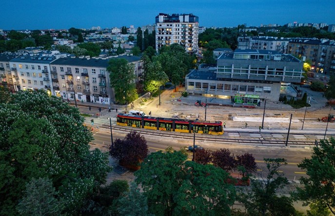 Warszawa: Tramwaj na Gagarina. Od rana ruszą kursy z pasażerami