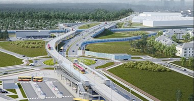 Warszawa. Tramwaj na Gocław i Zieloną Białołękę z KPO