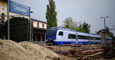 Stacja Ostróda. Pierwsze prace przy budowie tunelu [zdjęcia]