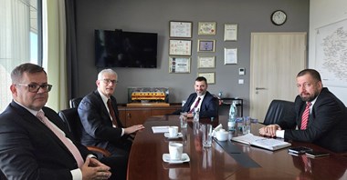 Spotkanie szefów PKP i CER w Warszawie