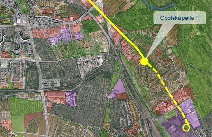 Wrocław z planem na tramwaj do granic miasta na Opolskiej