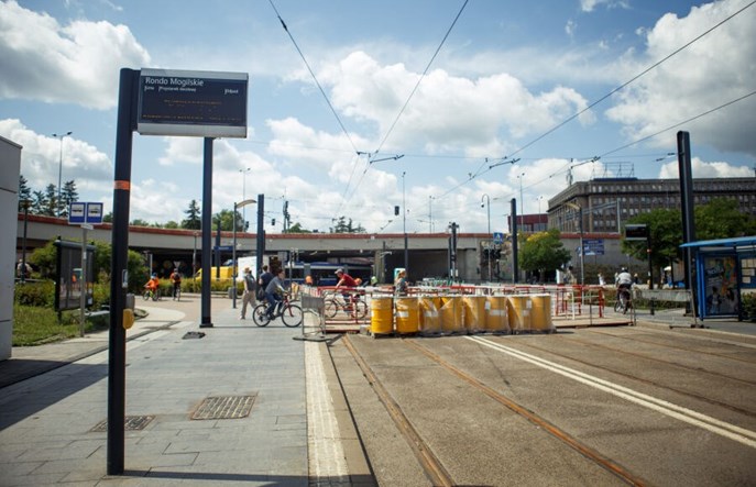 Kraków. Od 3 czerwca remont torowiska na rondzie Mogilskim