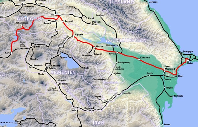 Turcja i Azerbejdżan chcą budować bezpośrednią linię kolejową